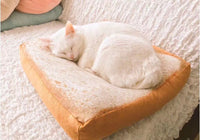Soft Pet Cushion Stuffed Realistic Bread Pillow Plush Toast Toy