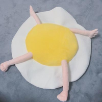 Simulation Soft Lovely Plush Egg Toy Home Decor Stuffed Hot Dog Pillow