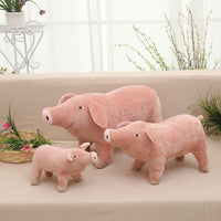 Pig Plush Doll Soft Cuddly Piggy Toy Farm Stuffed Animal Pillow