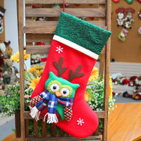 Decoration for Christmas Soft Owl Candy Bag Cute Animal Stocking