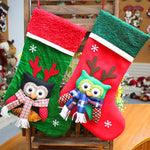 Decoration for Christmas Soft Owl Candy Bag Cute Animal Stocking