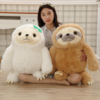 Giant Sloth Plush Toy Baby Doll Birthday Gifts Stuffed Animal Pillow