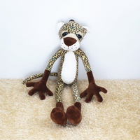 Forest Animal Plush Soft Giraffe Tiger Toy Cute Stuffed Ferret Doll