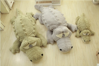 Giant Crocodile Lying Section Plush Pillow Soft Stuffed Animal Toy