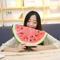 Simulation Stuffed Watermelon Kiwi Fruit Orange Cushion Plush Toy