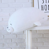 Cute Soft Stuffed Animal Doll Seal Plush Toy Baby Sleeping Pillow