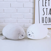 Cute Soft Stuffed Animal Doll Seal Plush Toy Baby Sleeping Pillow