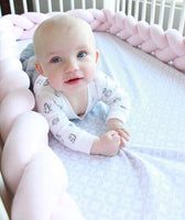 Handmade Danish Knotted Ball Pillow Weaving Strip Baby Sleep Cushion