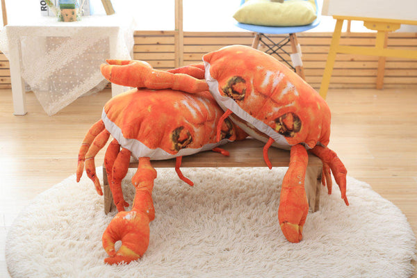 Soft Cute Simulation Plush Toy Giant Stuffed Crab Pillow Kids Pillow