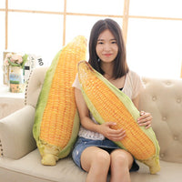 3D Vegetable Plush Toy Soft Stuffed Yellow Corn Pillow Sofa Cushion
