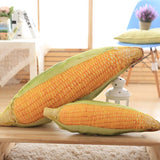 3D Vegetable Plush Toy Soft Stuffed Yellow Corn Pillow Sofa Cushion