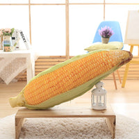 3D Vegetable Plush Toy Soft Stuffed Yellow Corn Pillow Sofa Cushion