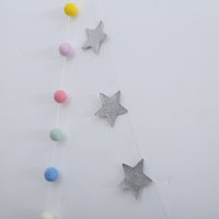 Kids Room Star String Banners for Party Home Wall Hanging Decoration