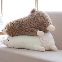 Alpacasso Plush Toys Stuffed Lying Alpaca Dolls Pillow Soft Animal Toys