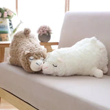Alpacasso Plush Toys Stuffed Lying Alpaca Dolls Pillow Soft Animal Toys