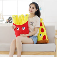 Simulation Pizza Chips Plush Pillow Stuffed Soft Funny Plush Toys