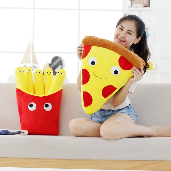 Simulation Pizza Chips Plush Pillow Stuffed Soft Funny Plush Toys