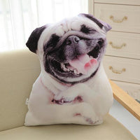 50cm Cute Simulation Dog Plush Toy 3D Printing Stuffed Animal pillow