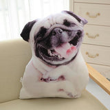 50cm Cute Simulation Dog Plush Toy 3D Printing Stuffed Animal pillow