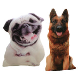 50cm Cute Simulation Dog Plush Toy 3D Printing Stuffed Animal pillow