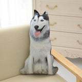 50cm Cute Simulation Dog Plush Toy 3D Printing Stuffed Animal pillow