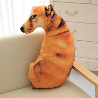 50cm Cute Simulation Dog Plush Toy 3D Printing Stuffed Animal pillow
