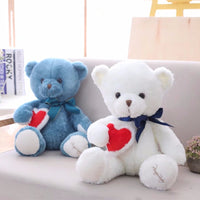 Soft Stuffed Bear Plush Toys Teddy Bear Doll with Big Heart for Girls