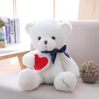 Soft Stuffed Bear Plush Toys Teddy Bear Doll with Big Heart for Girls