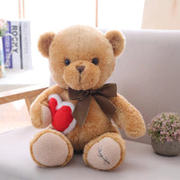 Soft Stuffed Bear Plush Toys Teddy Bear Doll with Big Heart for Girls