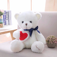 Soft Stuffed Bear Plush Toys Teddy Bear Doll with Big Heart for Girls
