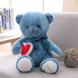 Soft Stuffed Bear Plush Toys Teddy Bear Doll with Big Heart for Girls