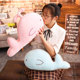 Cute Cartoon Dolphin Sofa Cushion Stuffed Soft Animal Doll Pillow