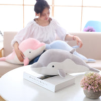 Soft Dolphin Plush Toys Dolls Stuffed Cotton Animal Pillow
