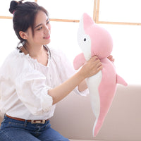 Soft Dolphin Plush Toys Dolls Stuffed Cotton Animal Pillow