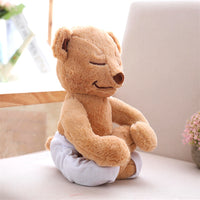 Soft Cartoon Changing Yoga Bear Doll Kids Gifts Stuffed Animal Toy