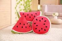 Stuffed Watermelon Throw Pillow Soft Kids Plush Fruit Toy Best Gift