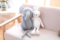 Cute Plush Elephant Doll Baby Soft Sleeping Pillow Stuffed Bunny