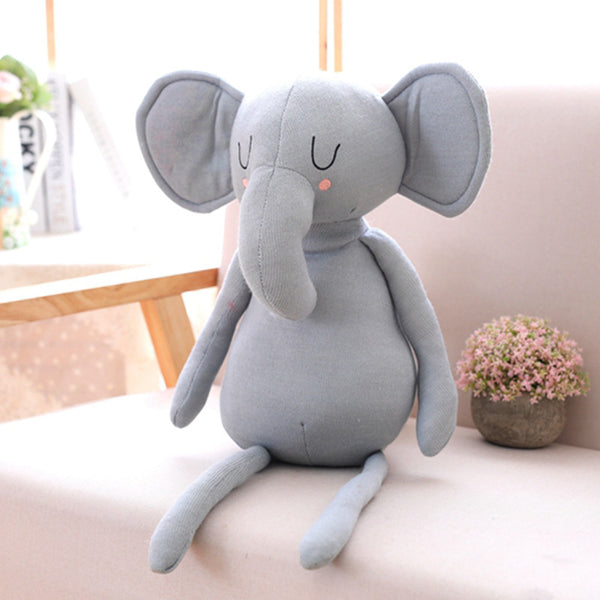 Cute Plush Elephant Doll Baby Soft Sleeping Pillow Stuffed Bunny