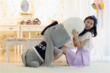 Giant Cute Stuffed Donkey Pillow Super Soft Plush Animal Cushion