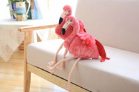 Plush Cute Carrot Pillow Soft Stuffed Flamingo Toy Girl Birthday Gifts