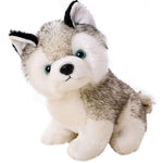 Plush Husky Dog Stuffed Animal Puppy Toys Gifts 8"