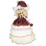 60CM Musical Rotating Dancing Princess Doll Clockwork Spring Music Box Dancer Brinquedos Gifts Red