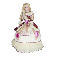 60CM Musical Rotating Dancing Princess Doll Clockwork Spring Music Box Dancer Brinquedos Gifts Red