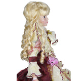 60CM Musical Rotating Dancing Princess Doll Clockwork Spring Music Box Dancer Brinquedos Gifts Red