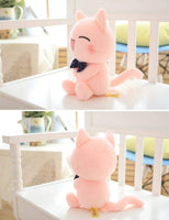 Soft Stuffed Pink Cat Plush Toy Cute Animal Stuffed Plush Doll