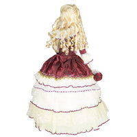 60CM Musical Rotating Dancing Princess Doll Clockwork Spring Music Box Dancer Brinquedos Gifts Red