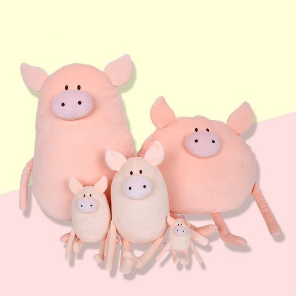 Cartoon Plush Pink Pig Toy Super Cute Stuffed Soft Pillow Kids Gifts