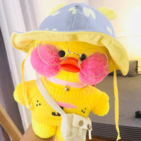 Cute Plush Dressed Up Duck Doll Cartoon Soft Duck Stuffed Animal Toy