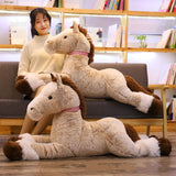 Giant Stuffed Horse Toy Cute Plush Animal Pillow Kids Birthday Gifts