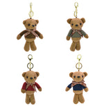 Cute Stuffed Teddy Bear Key-chain Doll Gifts for Girlfriend Plush Toy